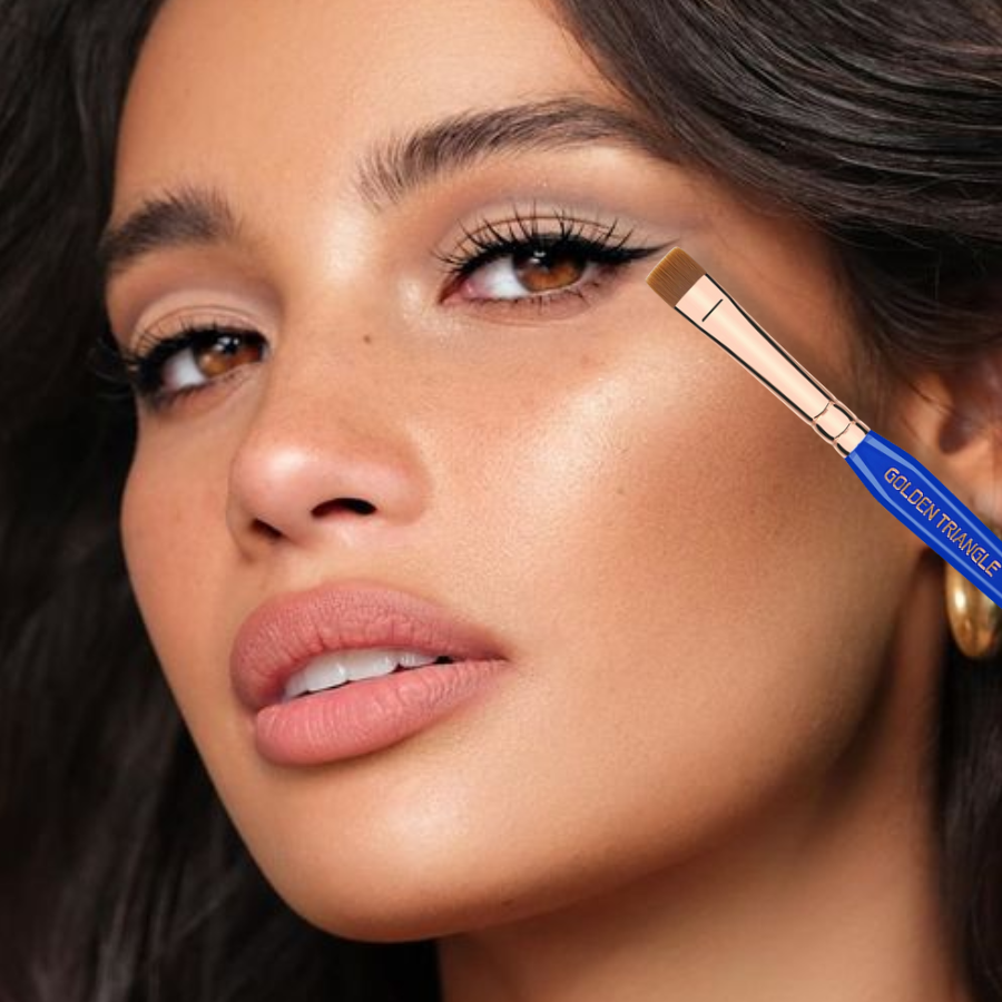 Cọ Tém Và Định Hình Chân Mày BDELLIUM TOOLS Flat Eye Definer B714